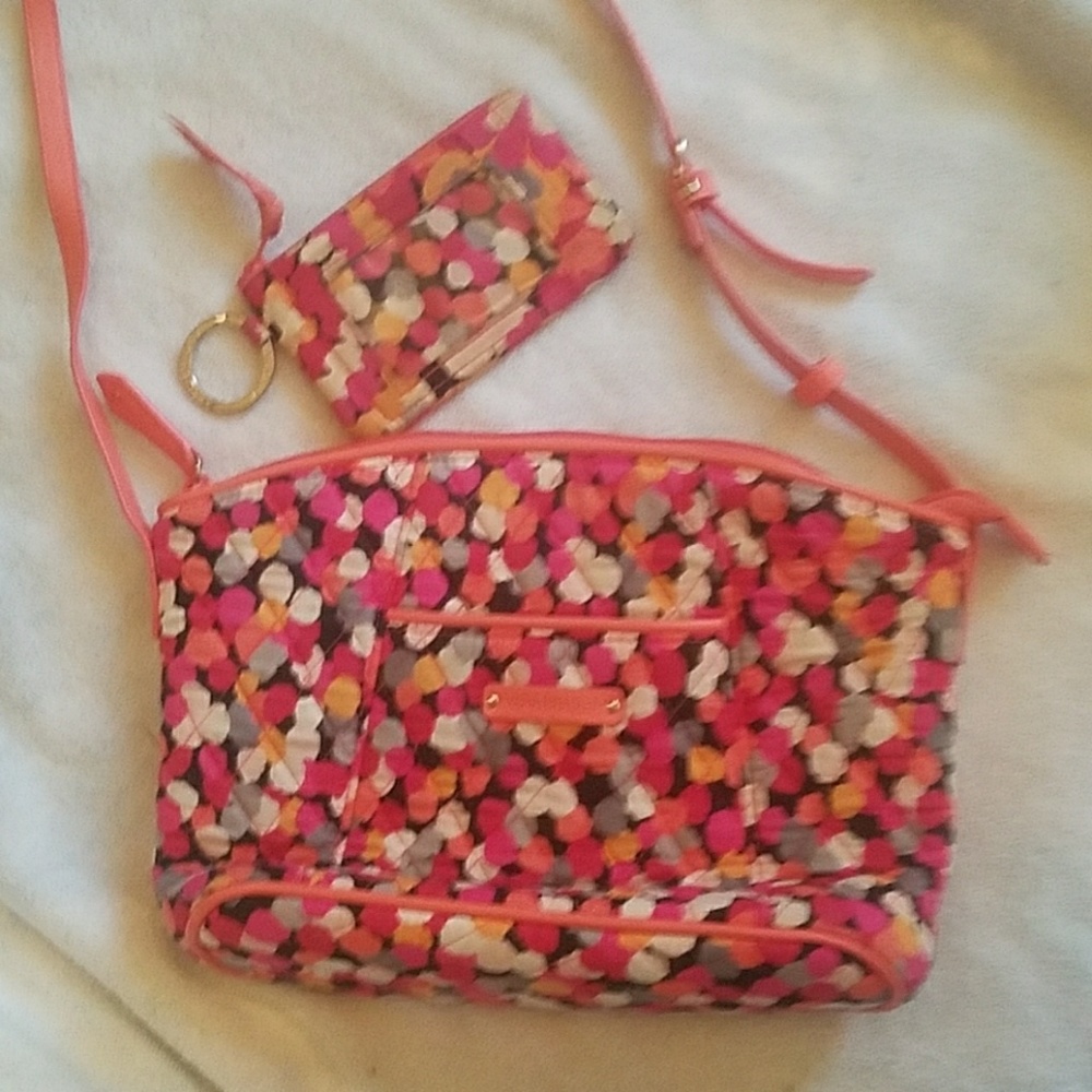Vera Bradley purse and id case set
